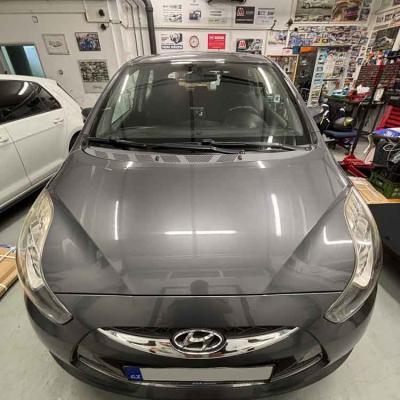 Montáž - parkovací set: zadní kamera s monitorem + parkovací čidla zadní do Hyundai iX20